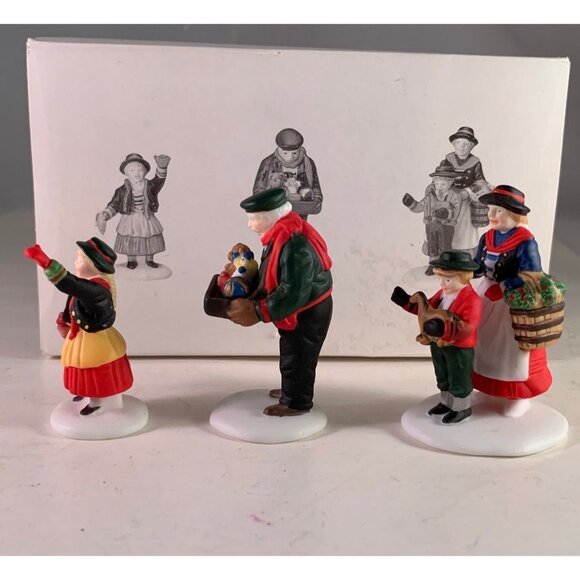 Dept 56 The Toy Peddler, Alpine Village Christmas Village Accessory from 1990 - Picture 3 of 8
